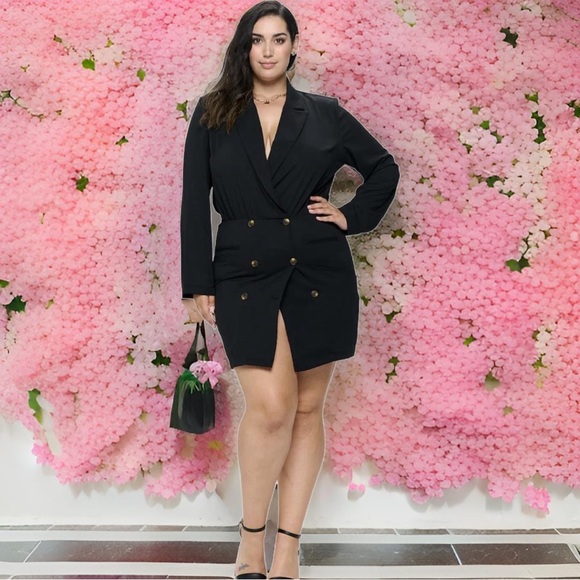 Dresses & Skirts - Plus Size Mini Blazer Dress